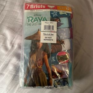 Disney Raya The Last Dragon Cotton Briefs Pack of 14 size 6